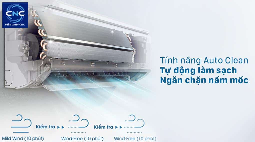 Chức năng tự vệ sinh máy lạnh bạn cần biết 3 Chức năng tự động vệ sinh của thương hiệu máy lạnh LG