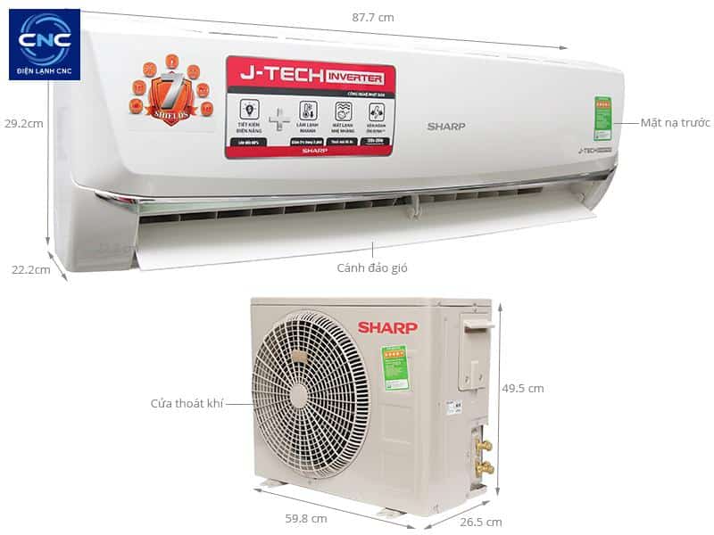 Vệ sinh máy lạnh Sharp tại Điện lạnh chuyên nghiệp Hà Nội