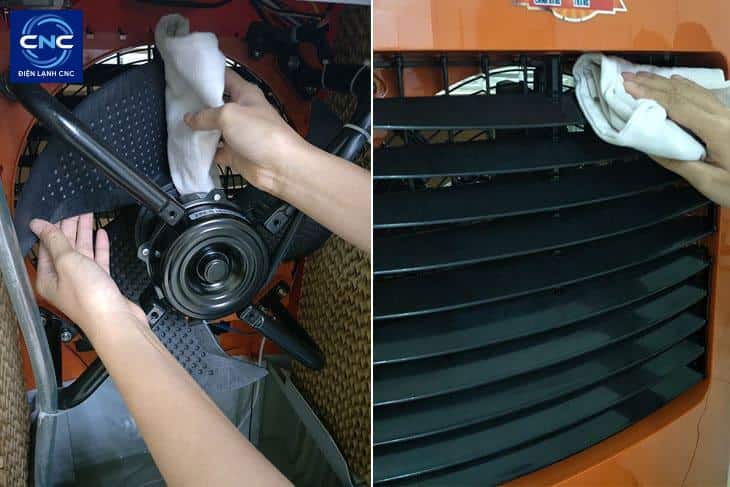 vệ sinh quạt điều hoà