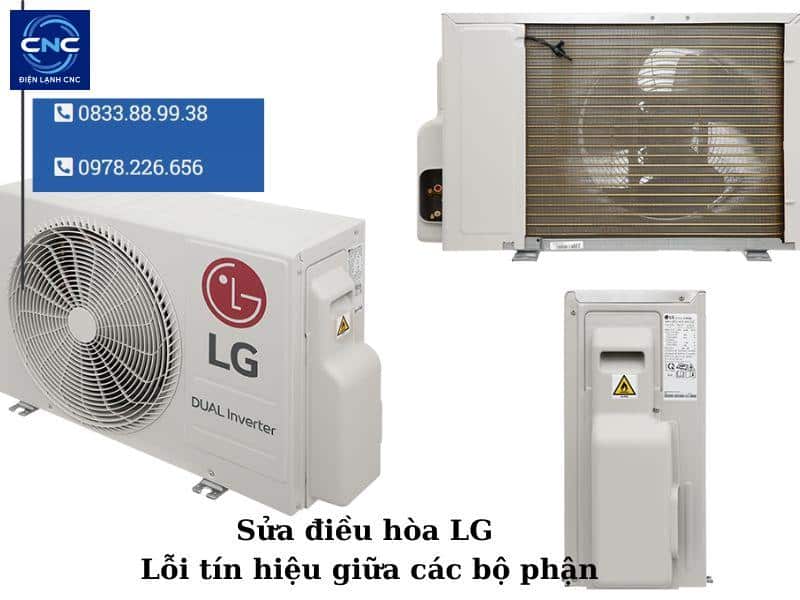 Sửa điều hòa LG giá rẻ, chuyên nghiệp, không phát sinh chi phí 3 điều hòa LG lỗi tín hiệu giữa các bộ phận
