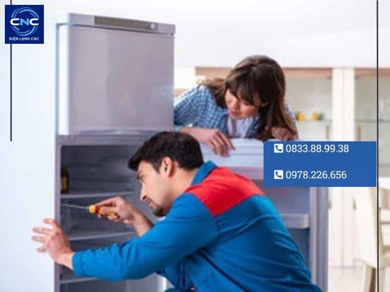 Sửa chữa tủ lạnh Electrolux- Quy trình sửa chữa tủ lạnh Electrolux 3 Lựa chọn điện lạnh CNC khi cần sửa tủ lạnh Panasonic