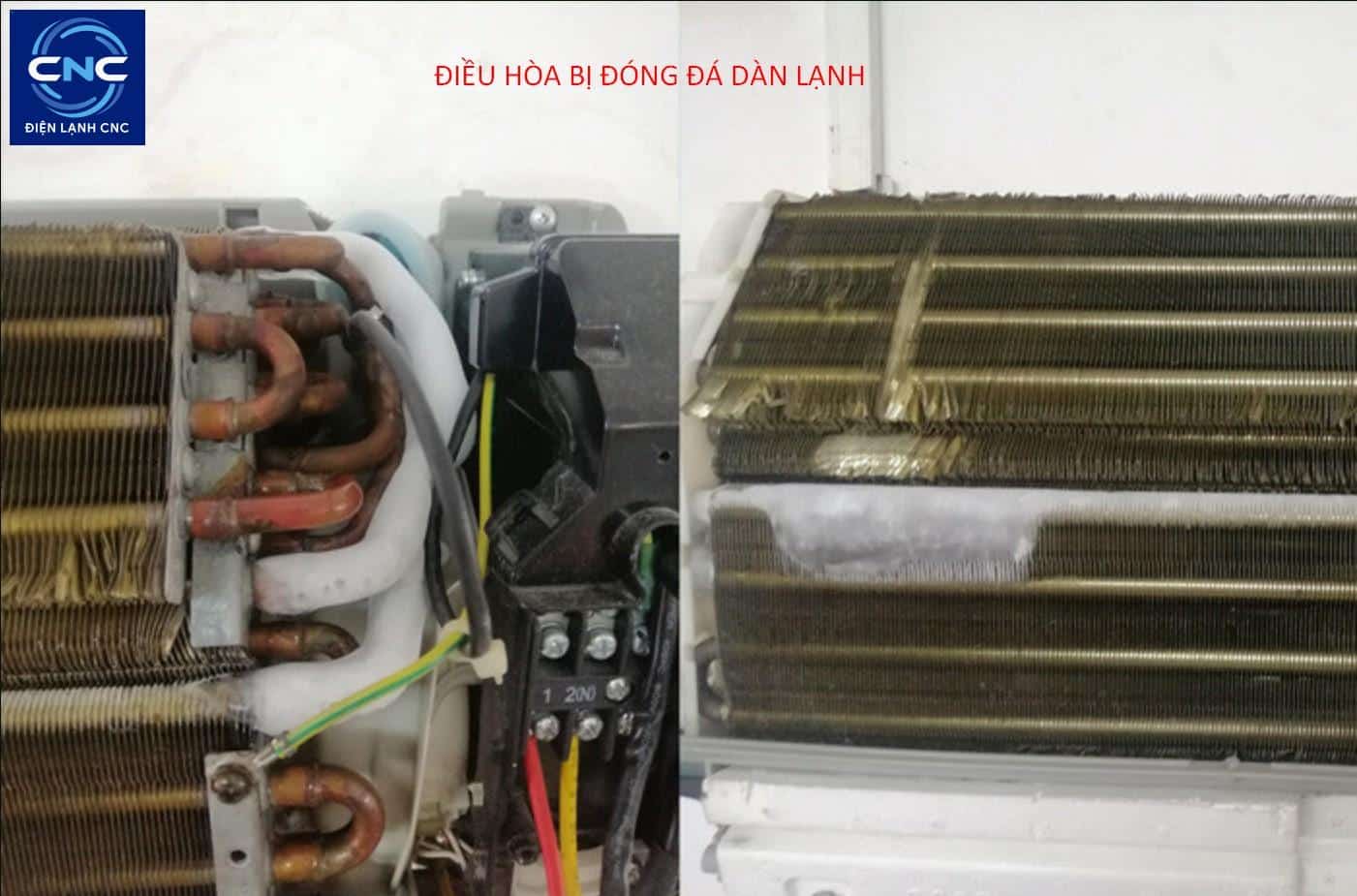 Điều hoà bị đóng đá dàn lạnh - Cách xử lý triệt để 100% 1 điều hòa bị đóng đá dàn lạnh