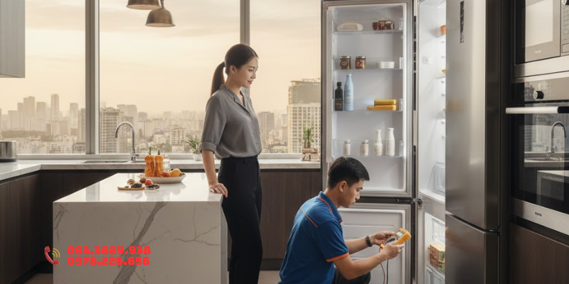 Sửa Tủ Lạnh Tại Time City Uy Tín - Giá Rẻ Từ Điện Lạnh CNC 3 sửa tủ lạnh tại time city