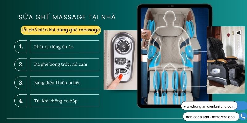 Sửa Ghế Massage Tại Nhà Uy Tín Hà Nội - Báo Giá 2026 1 sửa ghế massage