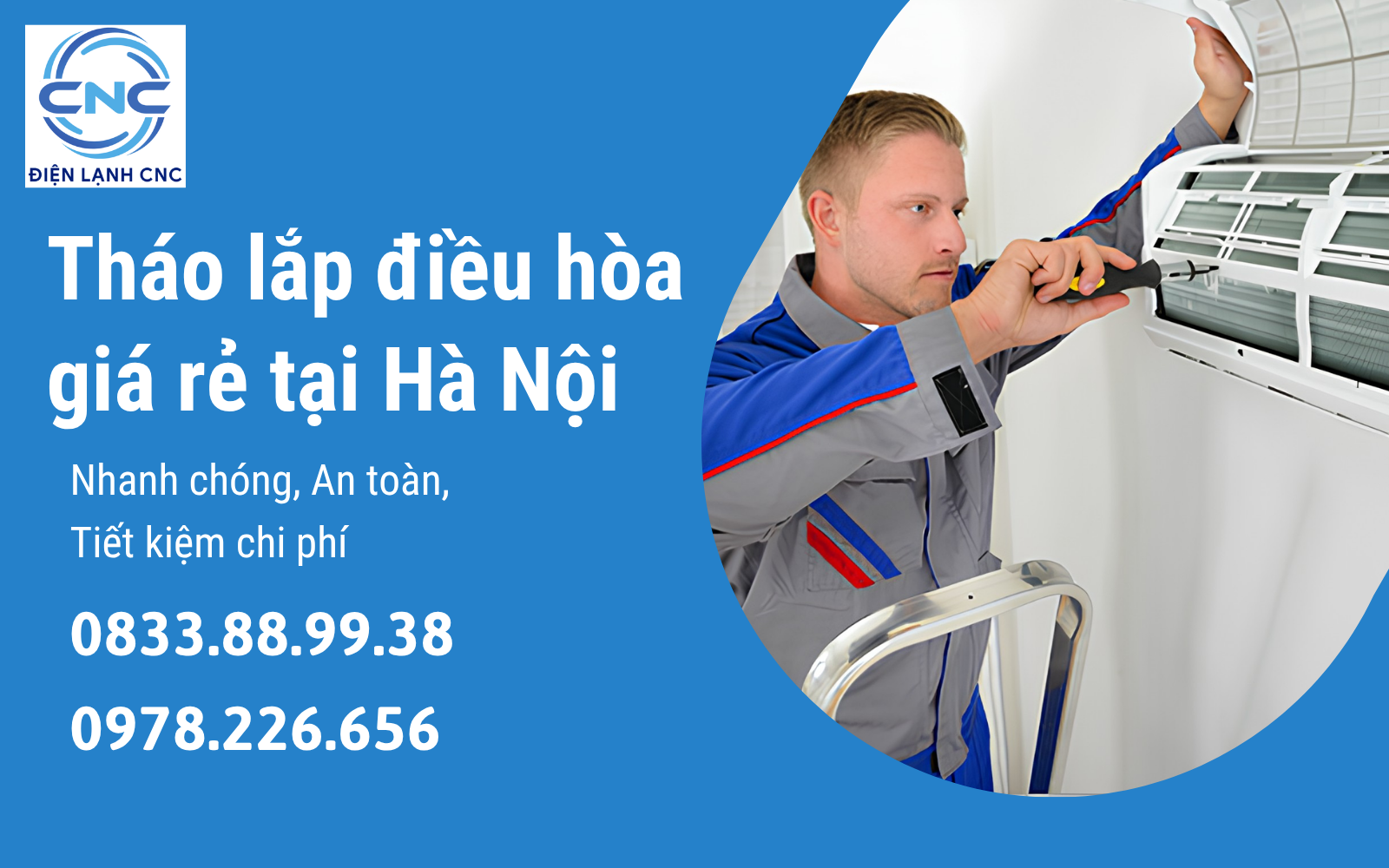 Tháo lắp điều hòa giá rẻ tại Hà Nội