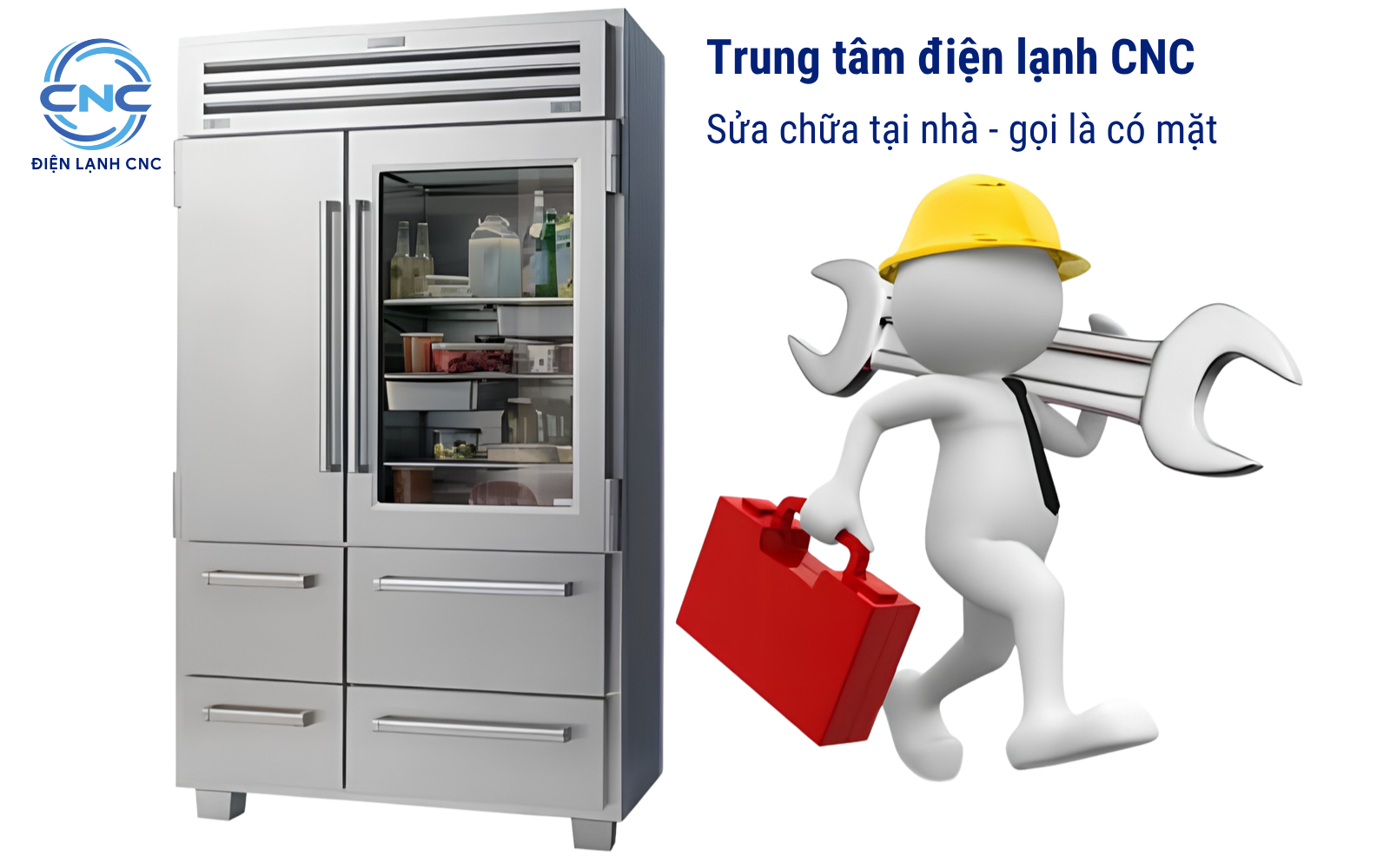 Sửa tủ lạnh Fagor tại Hà Nội uy tín giá rẻ 4 Cam kết của Trung tâm Điện lạnh CNC