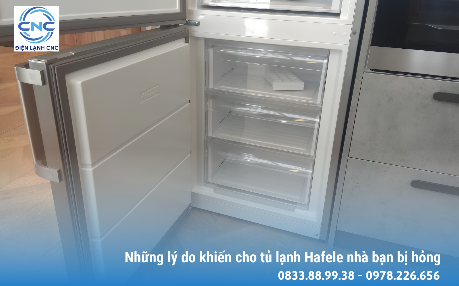Nhận sửa chữa tủ lạnh Hafele không lạnh, báo lỗi, chảy nước 2 Những lý do khiến cho tủ lạnh Hafele của gia đình bạn bị hỏng