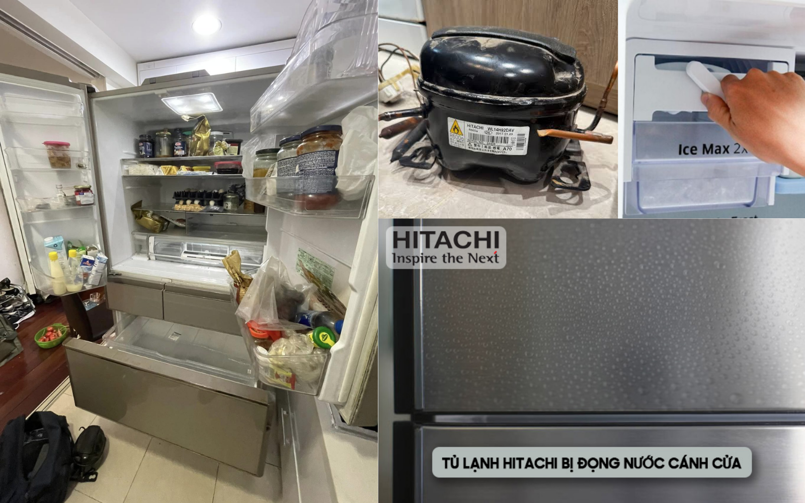 Bảo hành tủ lạnh Hitachi tại Hà Nội khi gặp tình trạng hư hỏng