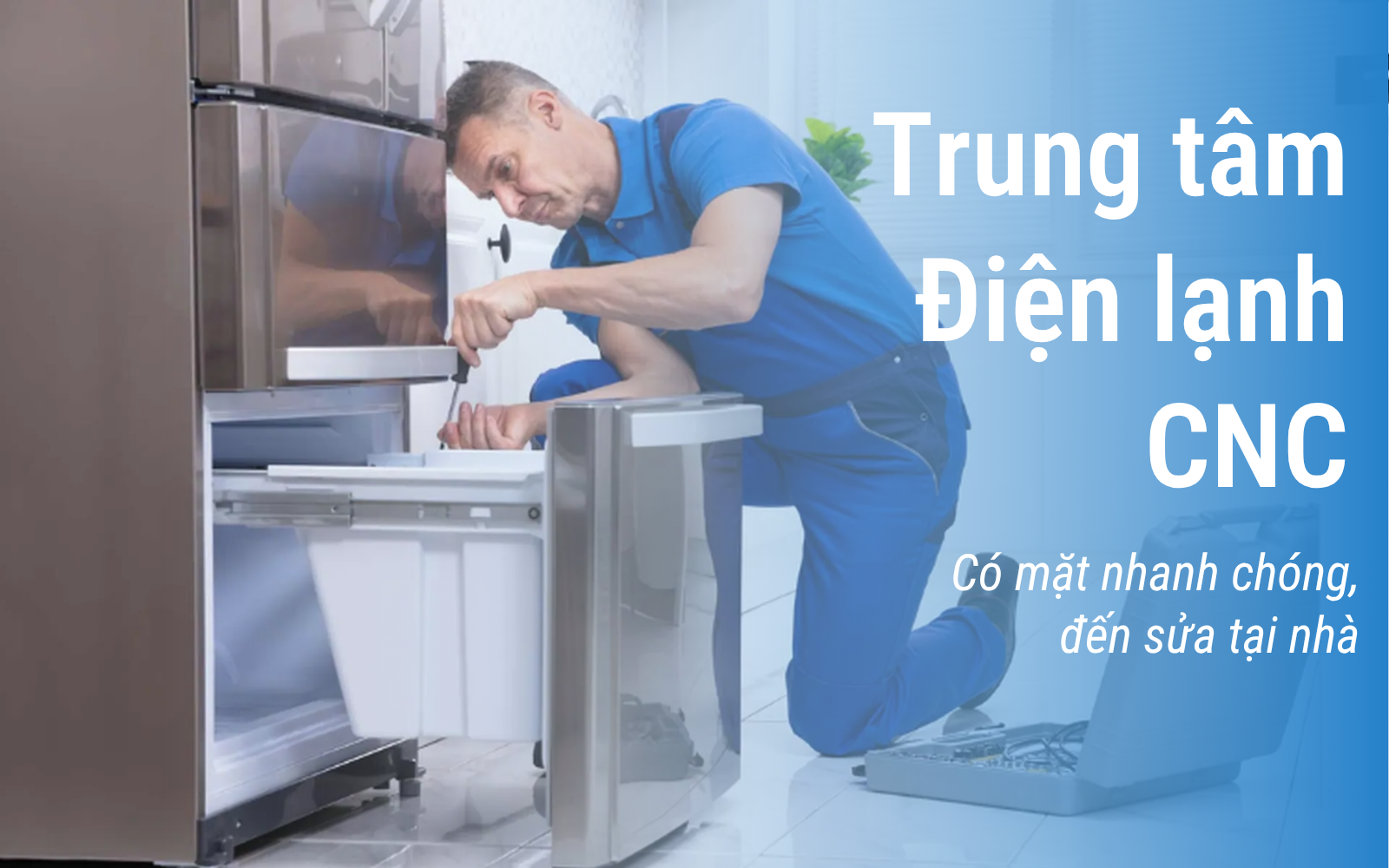 Nhận sửa chữa tủ lạnh Hafele không lạnh, báo lỗi, chảy nước 3 Trung tâm Điện lạnh CNC nhận sửa chữa tủ lạnh Hafele tại nhà