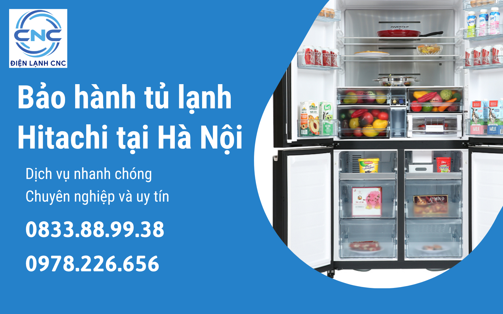 Bảo hành tủ lạnh Hitachi tại Hà Nội uy tín giá rẻ