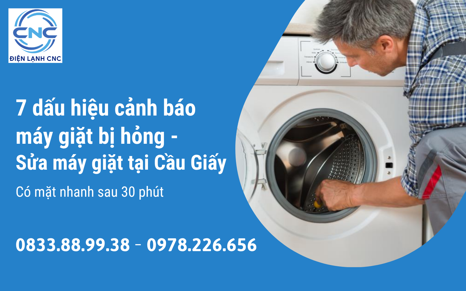 Sửa máy giặt tại Cầu Giấy và 7 nguyên nhân dẫn tới máy giặt bị hỏng
